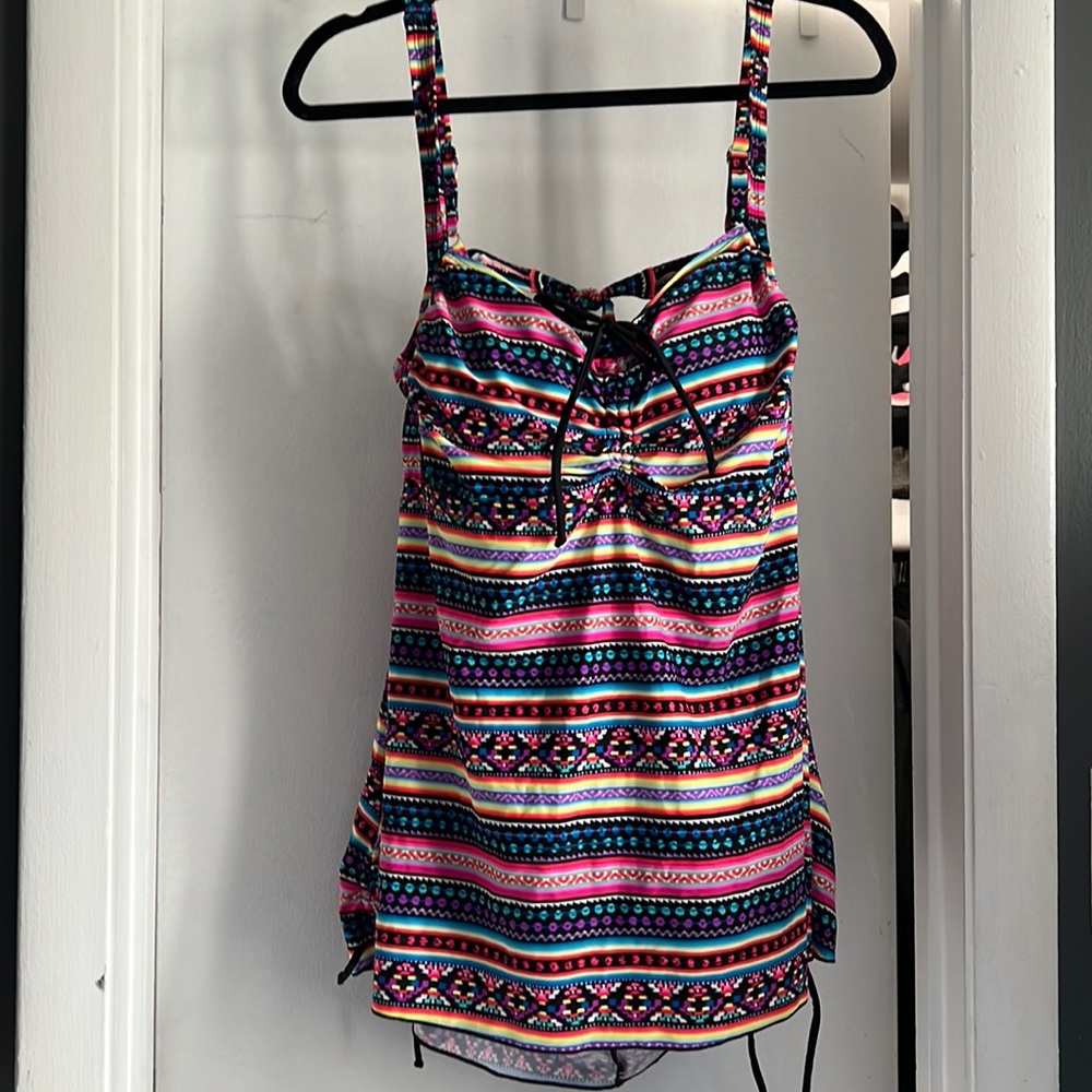 Hilor Size 24 Multi Color Tankini